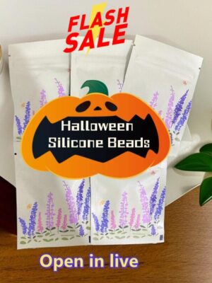 Halloween Silicone Beads Lucky Bags - Open in Live