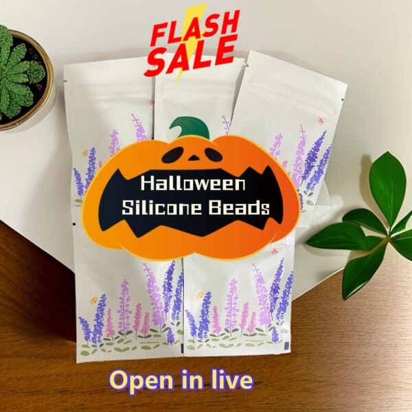 Halloween Silicone Beads Lucky Bags - Open in Live