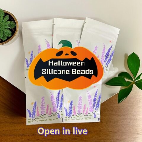 Halloween Silicone Beads Lucky Bags - Open In Live