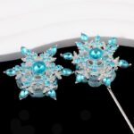 Rhinestone Snowflake Beads – DIY Keychain & Phone Strap