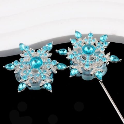 Rhinestone Snowflake Beads – DIY Keychain & Phone Strap