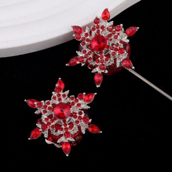 Rhinestone Snowflake Beads – DIY Keychain & Phone Strap