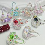 Alloy Rhinestone Bag Charm