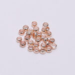 500pcs Gold Copper Crimp Beads 2.5mm – DIY Spacer Stopper