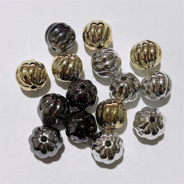 16mm Acrylic Pumpkin Beads