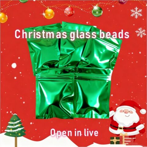 Christmas Glass Beads Lucky Bags - Open in Live