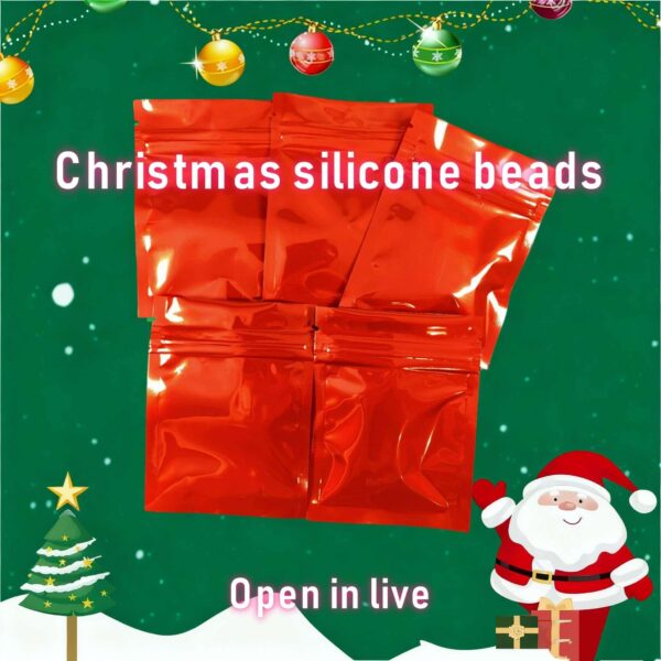 Christmas Silicone Beads Lucky Bags - Open in Live