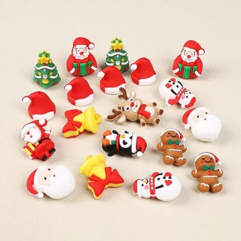 Christmas silicone beads2