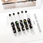 Christmas Rhinestone Pen – Cute Reindeer & Santa, Multi-Color