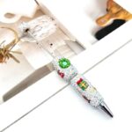 Christmas Rhinestone Pen – Cute Reindeer & Santa, Multi-Color