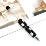 Christmas Rhinestone Pen – Cute Reindeer & Santa, Multi-Color