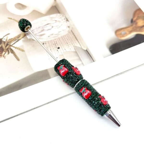 Christmas Rhinestone Pen – Cute Reindeer & Santa, Multi-Color
