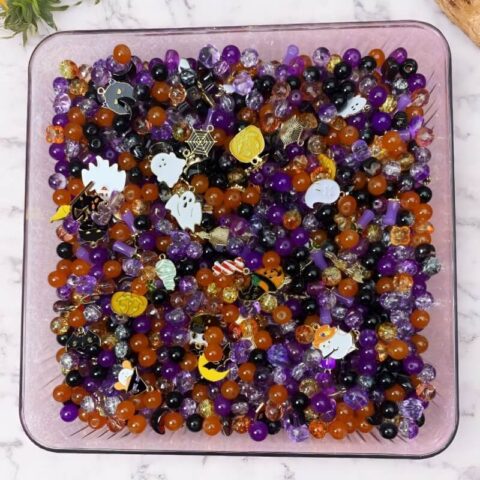 Halloween Mixed Glass Beads