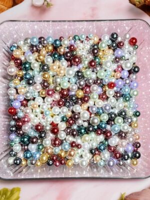 Mixed Glass Pearls