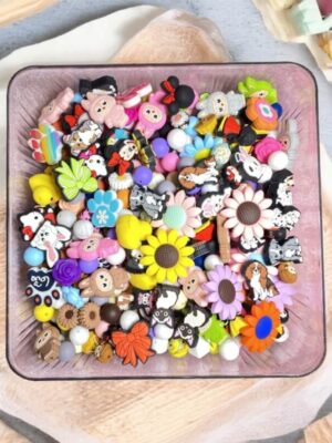 Mixed Silicone Beads