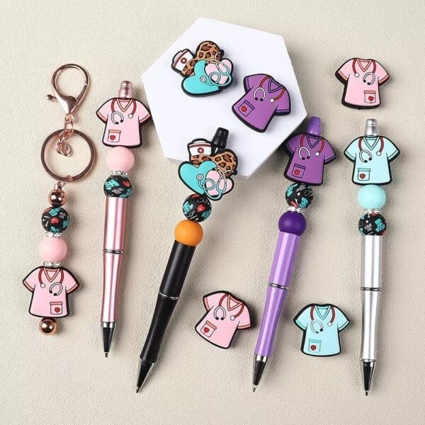 Nurse Silicone Beads for DIY Necklace & Bracelet