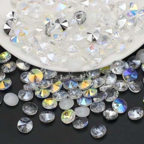 8mm  Satellite Cut Loose Beads