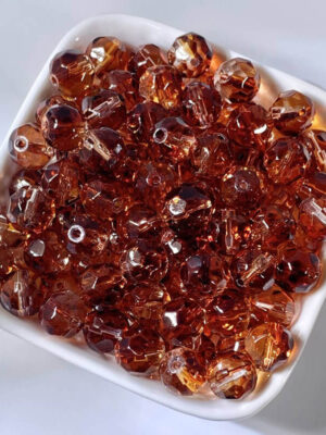 10mm glass crystal ball brown