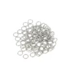 18K Gold Jump Rings 0.7x6mm