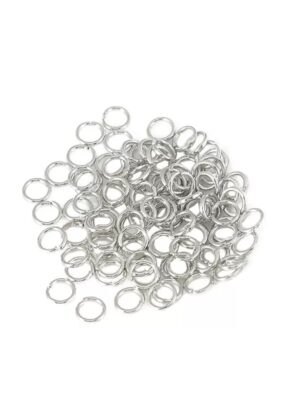 18K open ring white goid 0.7X6mm