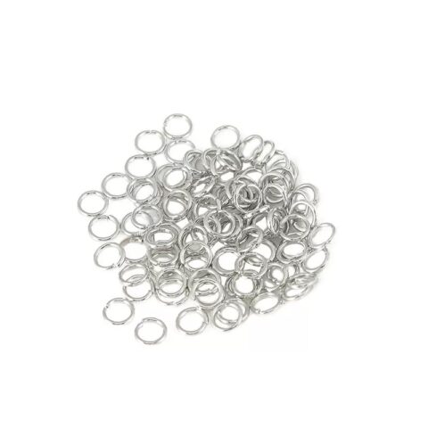 18K open ring white goid 0.7X6mm