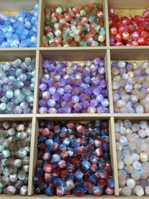 10mm Resin Octagon Beads