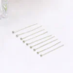 Copper 0.6x22mm Ball Head Pins for Jewelry Making
