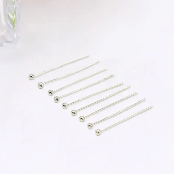 Copper 0.6x22mm Ball Head Pins for Jewelry Making