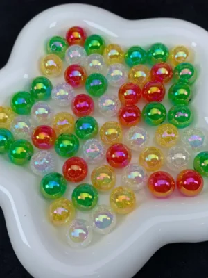 16mm Christmas beads Per Pack