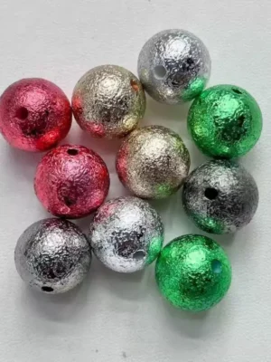 16mm diamond beads mixed