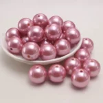 20mm Plastic Pearls Diamond & Wrinkled Per Pack