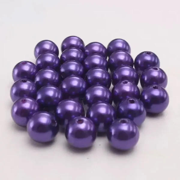 20mm Plastic Pearls Diamond & Wrinkled Per Pack
