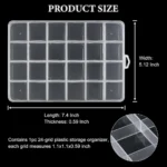 24 Grids Plastic Bead Organizer