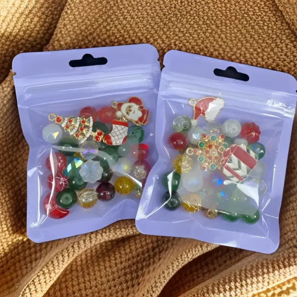 Christmas Glass Bead Set – 2 Packs for $3
