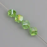 8mm Diagonal Square Glass Crystal Beads