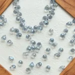 8 x 10mm oblique hole teardrop crystal beads