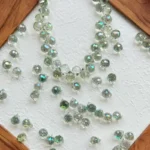 8 x 10mm oblique hole teardrop crystal beads