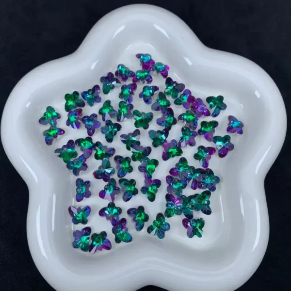 Single hole glass crystal pendant for DIY earrings necklace bracelet