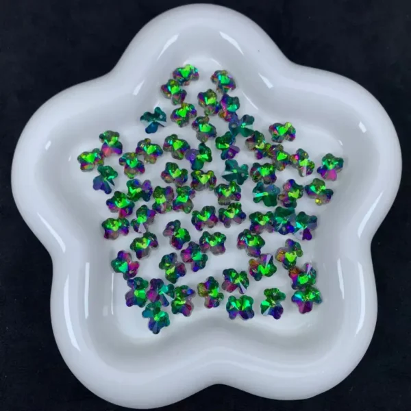 Single hole glass crystal pendant for DIY earrings necklace bracelet