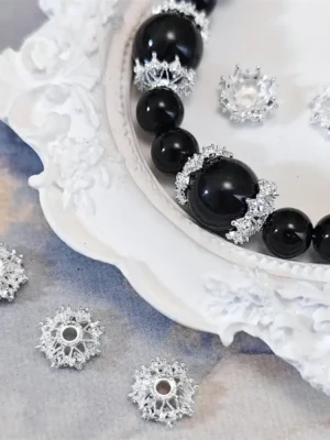 Patterned Floral Base Alloy Spacers