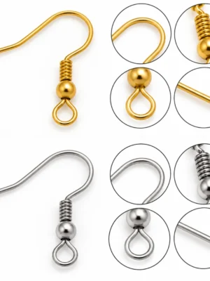 Stainless Steel Fishhook Earring Hooks Details