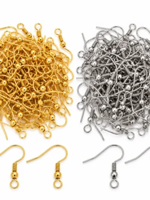 60 PCS Stainless Steel Fishhook Earring Hooks