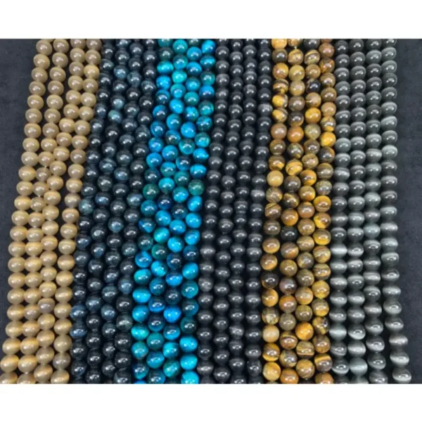 10mm Tiger Eye Stone Round Beads