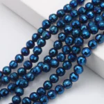 96-Faceted Earth Glass Bead