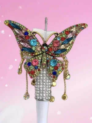 Luxury Butterfly for Keychains & Pens