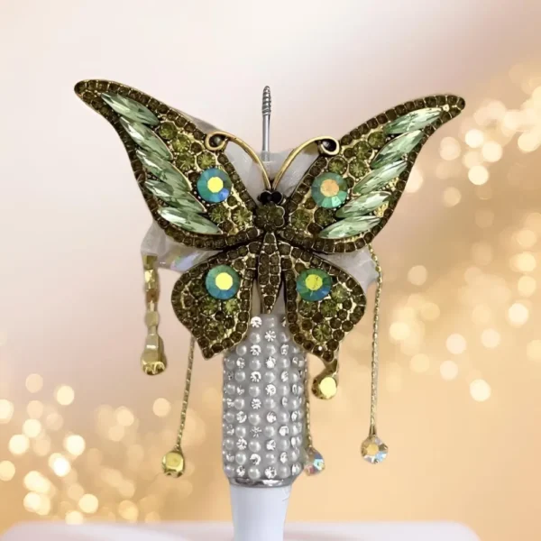 Luxury Butterfly for Keychains & Pens