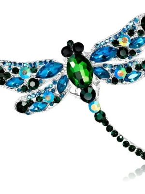 Pink luxury dragonfly keychain and pen charm