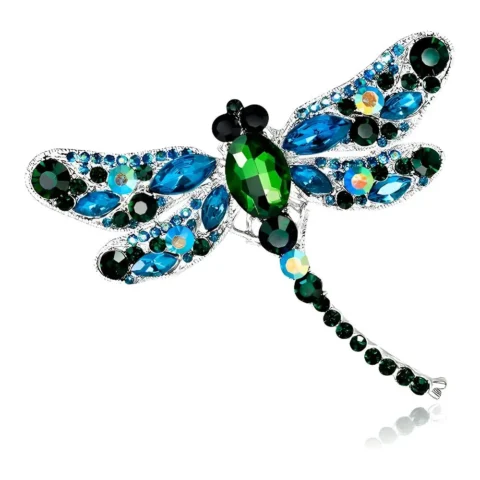 Pink luxury dragonfly keychain and pen charm