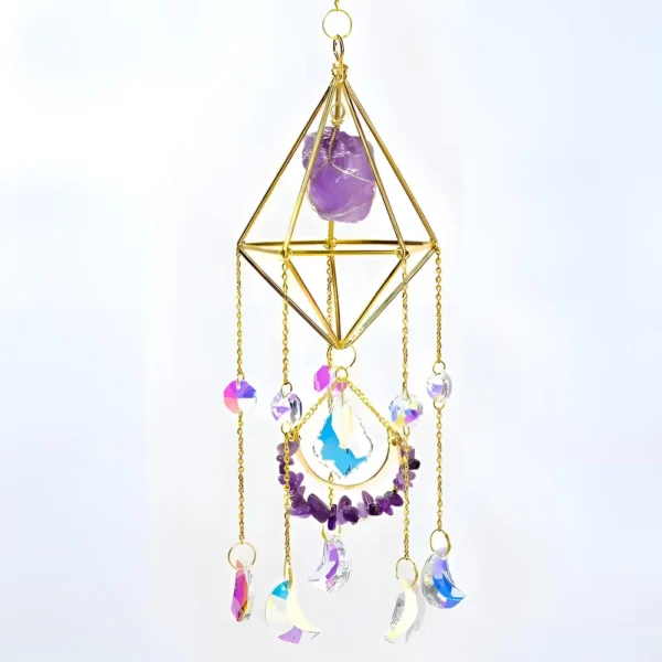 Sun Catcher Pendant in Rhombus Shape