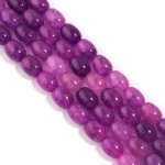 Crackle Glass Oval Beads